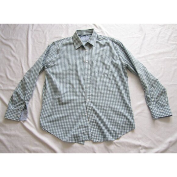 Men Croft & Barrow Easy Care Plaid Button Long Sleeve Shirt Sz L (MT519) - Picture 1 of 9